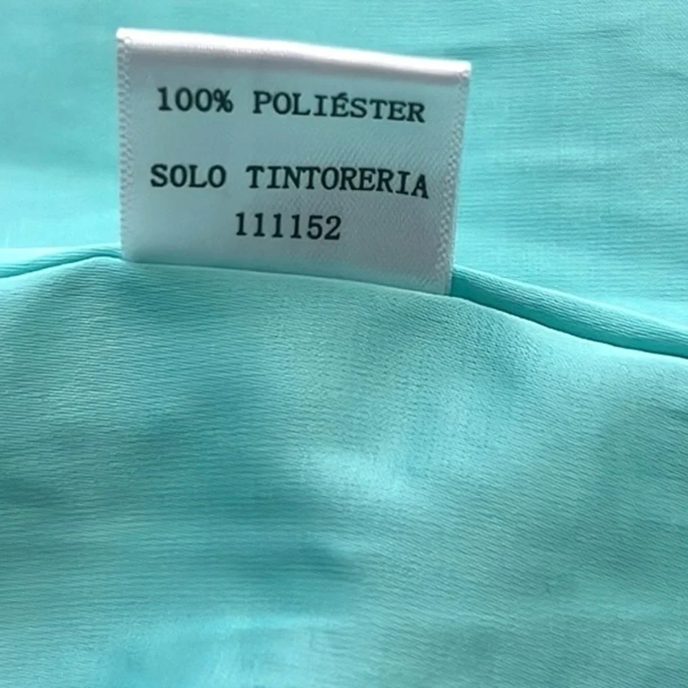 NWT,Alberto Makali,Statement Piece,Metallic Pull-Closed Cape,Unique Seafoam-Teal - Picture 10 of 14